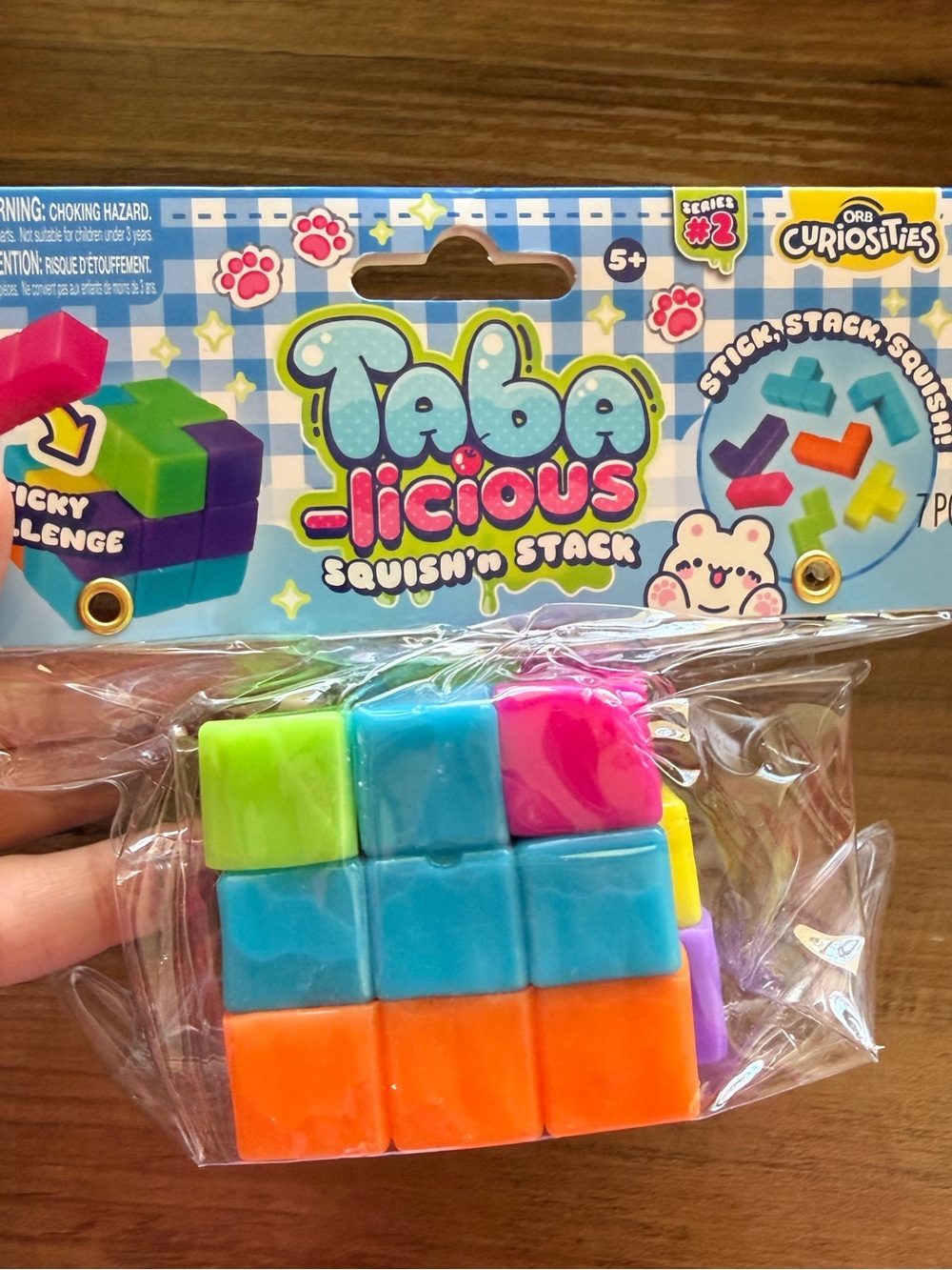 Taba-licious Squish-n Stack- Taba Squish Cube- NEW (FiveBelow)